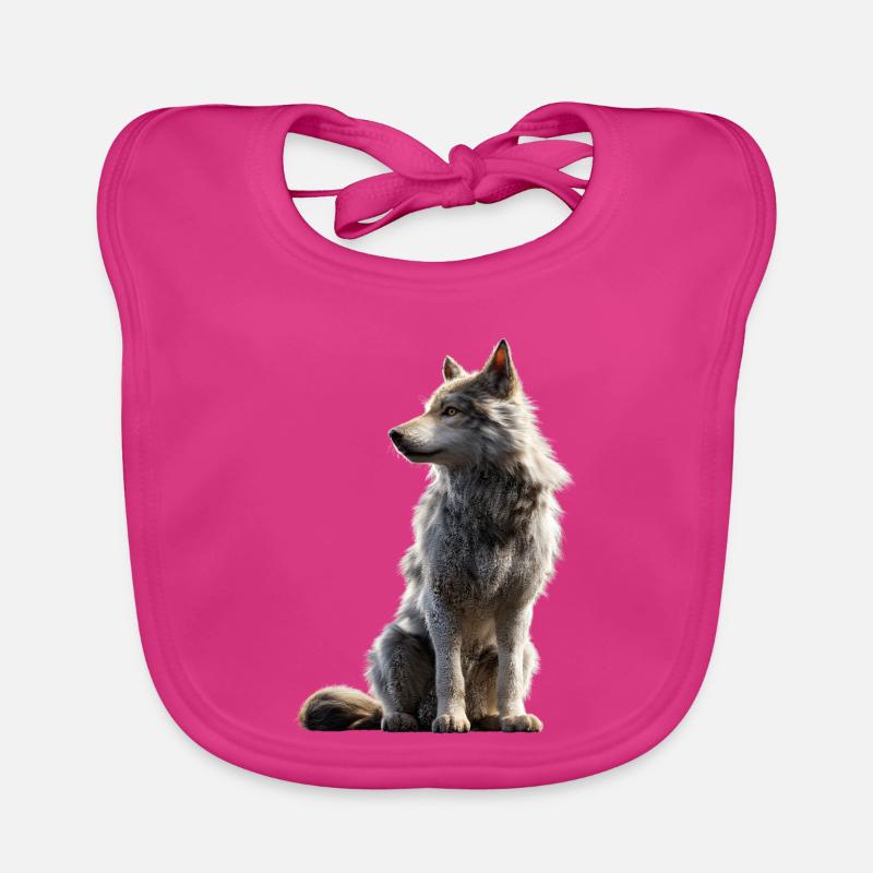 Wolf Love Wolves Wolf Pack Wolfhound Wild Wolf Bavoir bio Bébé