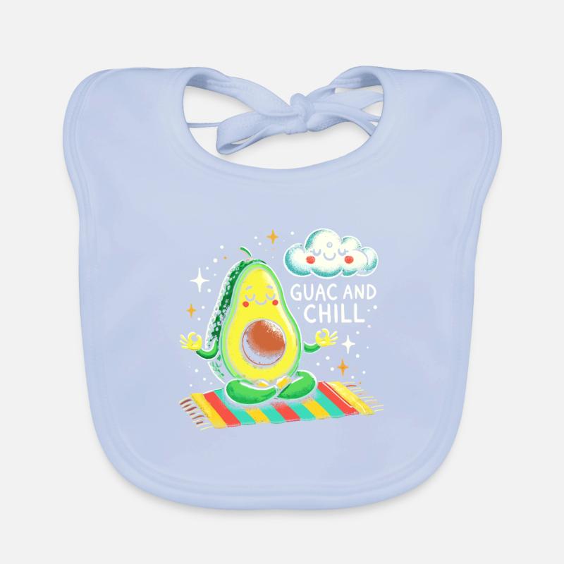 Guacamole et Chill Bavoir bio Bébé
