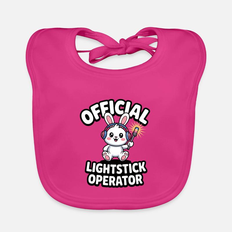 K-Pop Fan Lightstick Korea Baby Bio-Lätzchen
