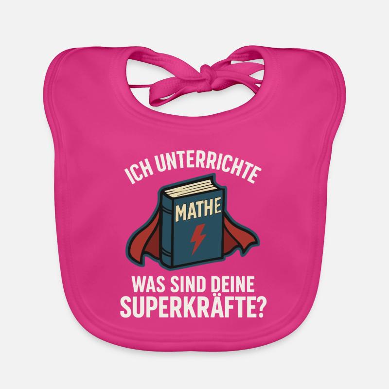 Math Superpowers in the Classroom Teacher School Organic Baby Bibs