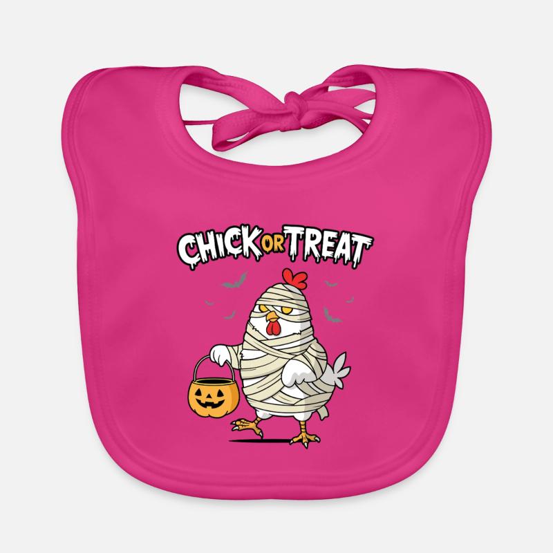 Chick or Treat Organic Baby Bibs