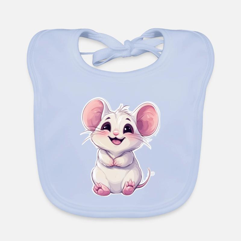 mouse Organic Baby Bibs