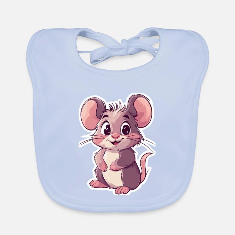 mouse Organic Baby Bibs