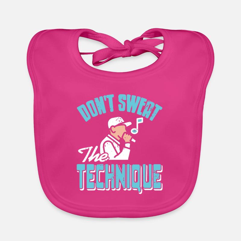 Don't Sweat the Technique Rap Lyric Mastery Organic Baby Bibs