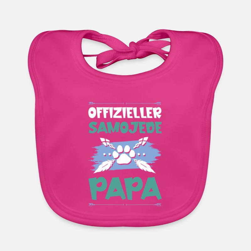 samojede hunde papa Baby Bio-Lätzchen