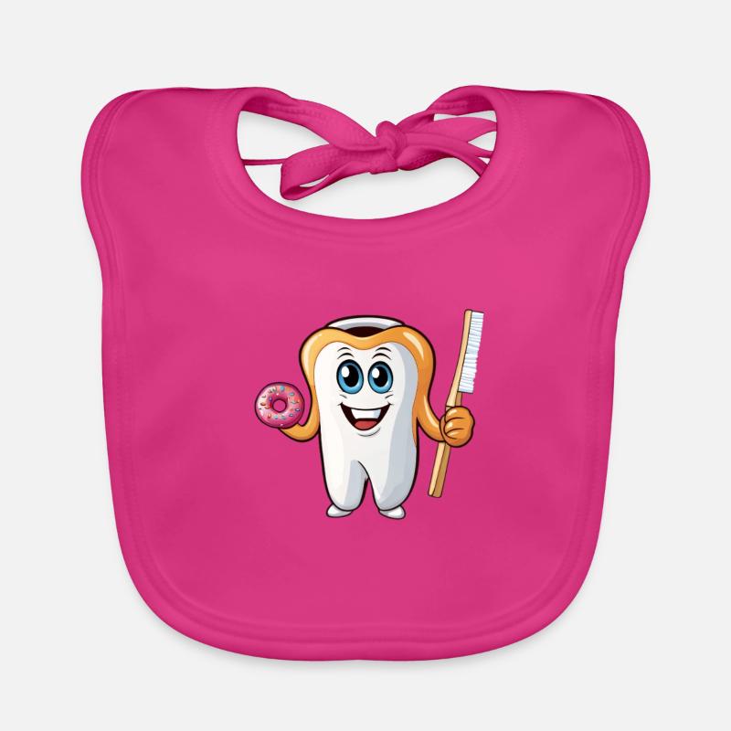 Zahnheld Donut Toothbrush Organic Baby Bibs