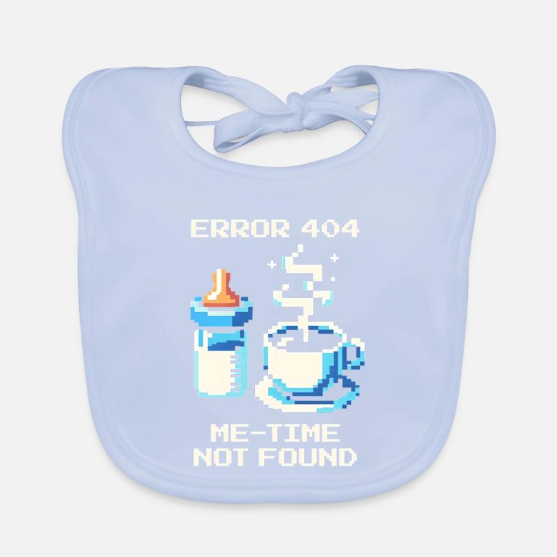 Error 404: Me-Time fehlt | Mama, Kaffee, Alltag Baby Bio-Lätzchen