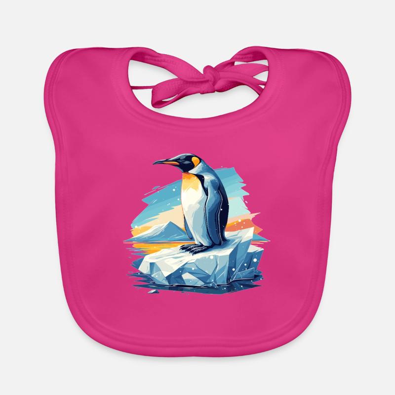 Pingouins Pingouin Bavoir bio Bébé