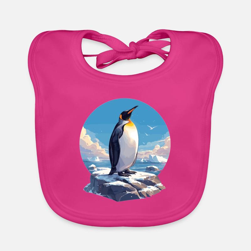 Pinguine Pinguin Baby Bio-Lätzchen