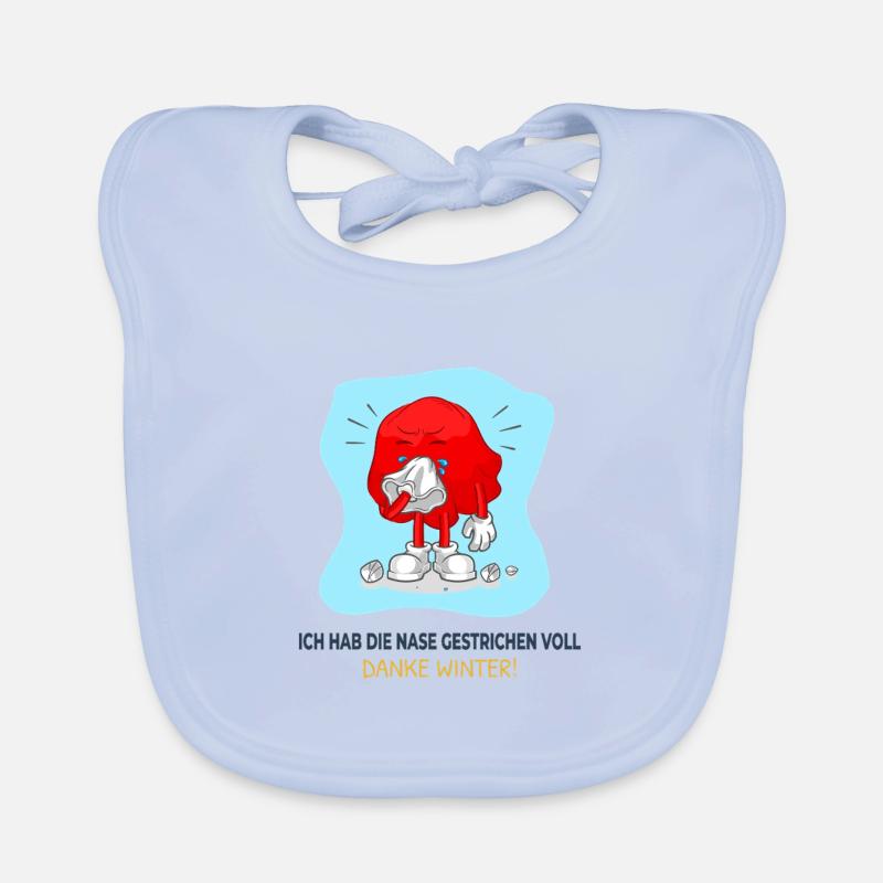 J’en ai marre, c’est l’hiver ! Bavoir bio Bébé