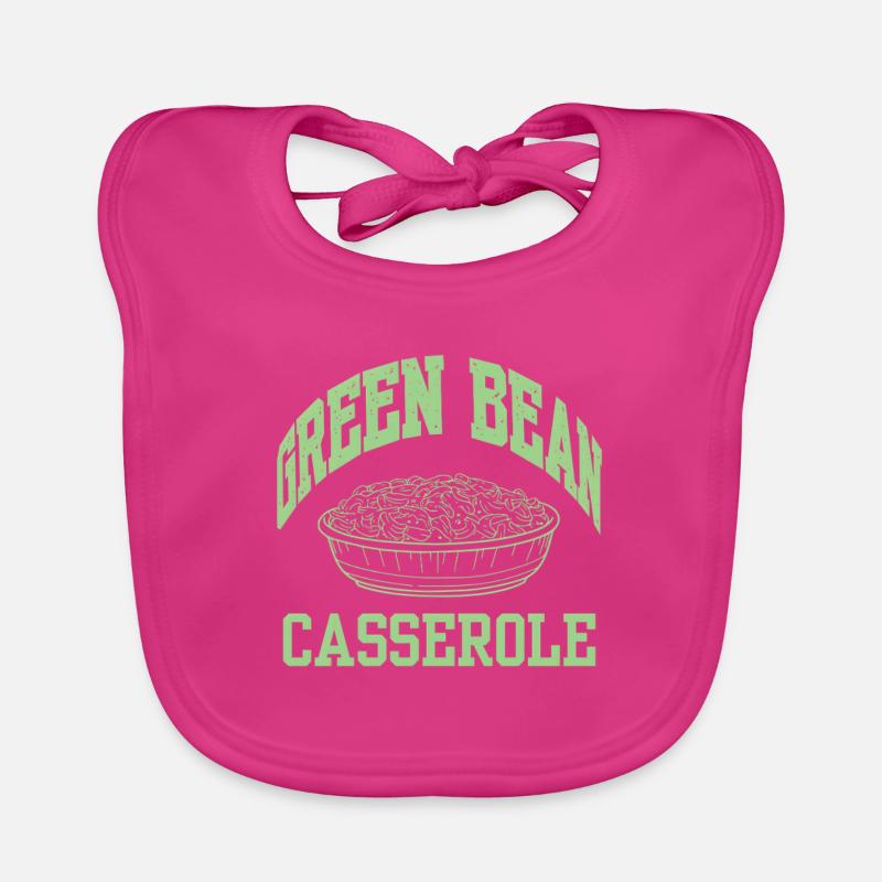 cool Casserole Haricots Verts Bavoir bio Bébé