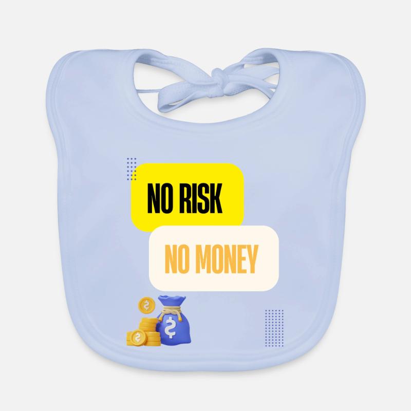 Pas de Risque Pas d Argent Bavoir bio Bébé