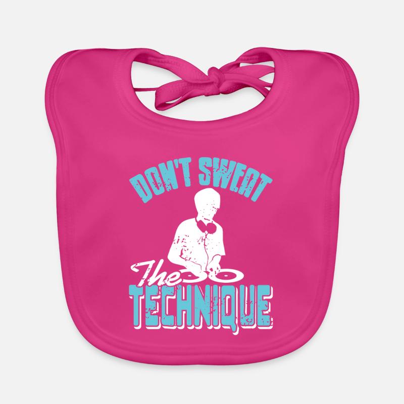 Don't Sweat The Technique DJ Mix Mastery Baby Bio-Lätzchen