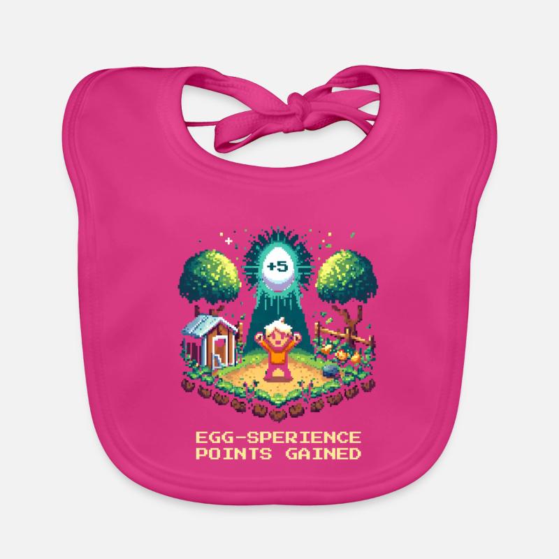 Egg-sperience Punkte gesammelt | Level Up Humor Baby Bio-Lätzchen