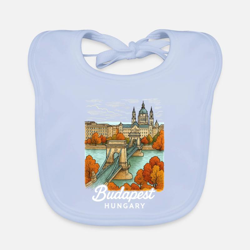 Budapest Ungarn Baby Bio-Lätzchen