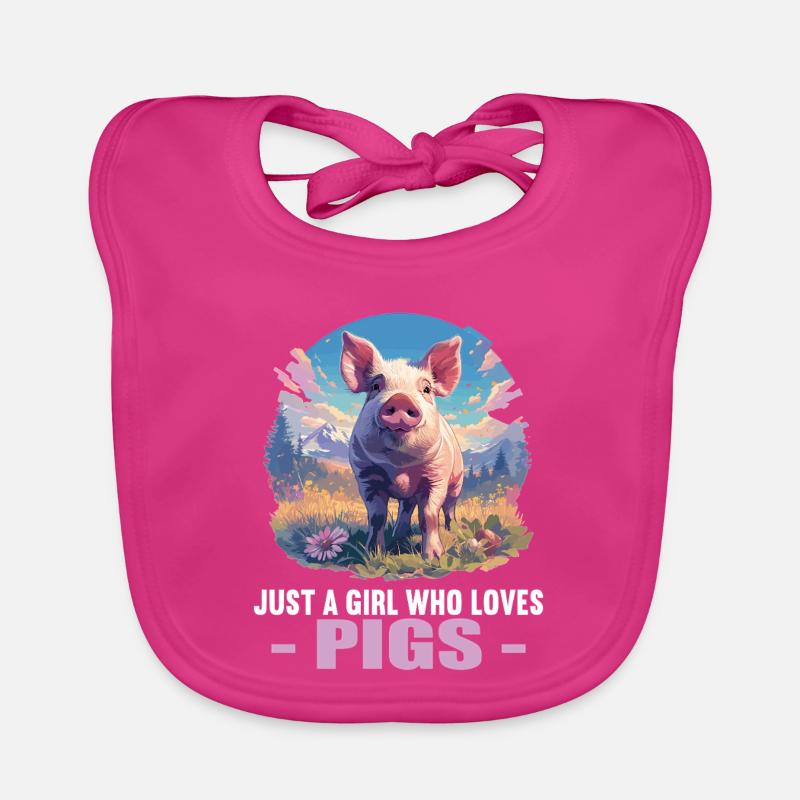 Cochon Cochon Bavoir bio Bébé