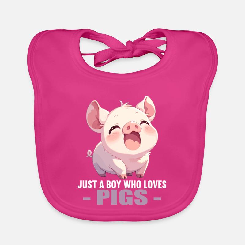 Cochon Cochon Bavoir bio Bébé