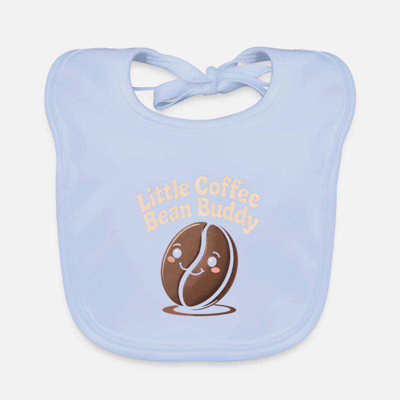 Kaffeebohne Baby Bio-Lätzchen