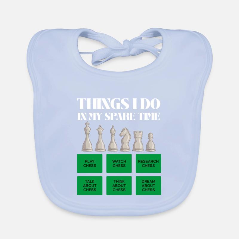 Schachzeit in der Freizeit Baby Bio-Lätzchen