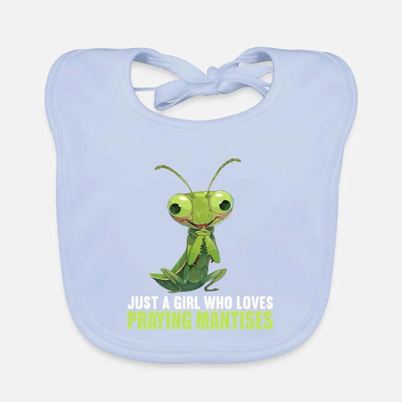 Praying mantises Praying mantis Organic Baby Bibs