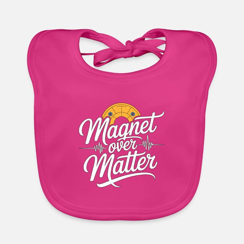MRI Tech Magnet Over Matter Radiographer Rad Tech Organic Baby Bibs