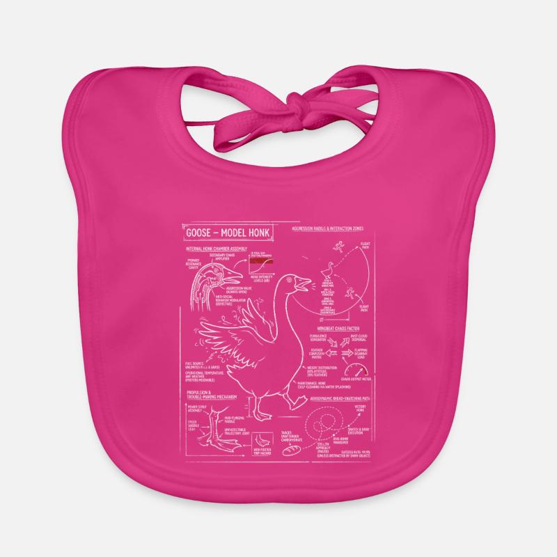 Geese Blueprint: Model Honk Organic Baby Bibs