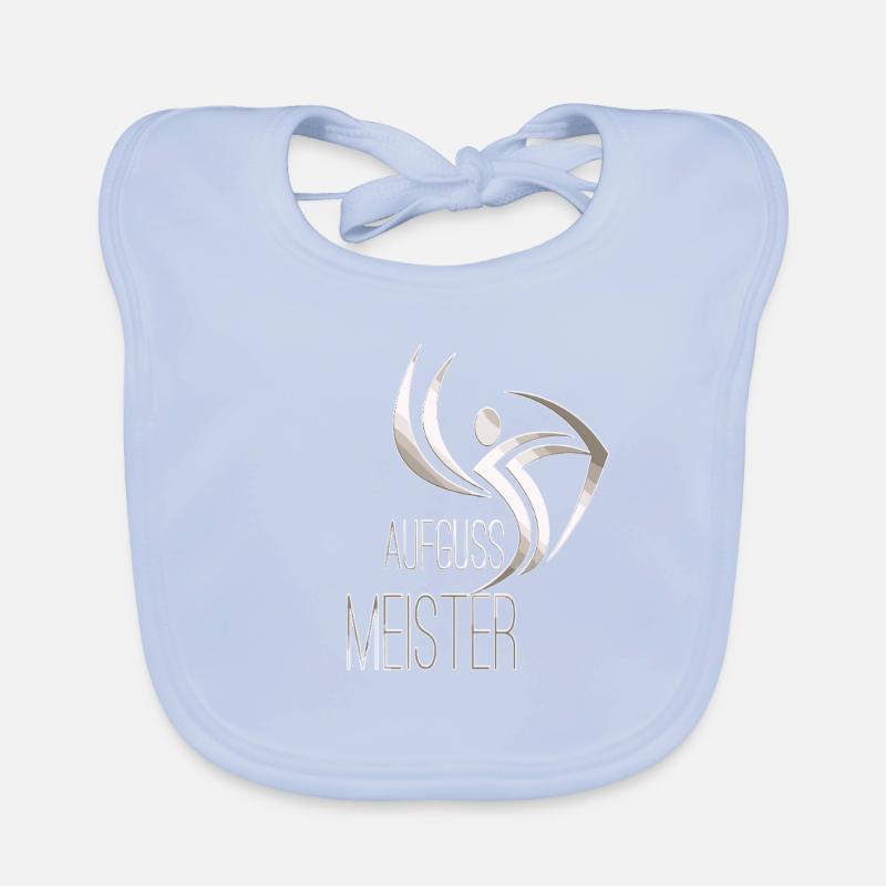 Sauna Infusion Master Competition Silver Organic Baby Bibs