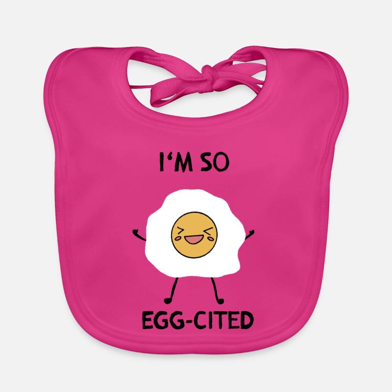 Egg-cited Frühstücksfreude Baby Bio-Lätzchen