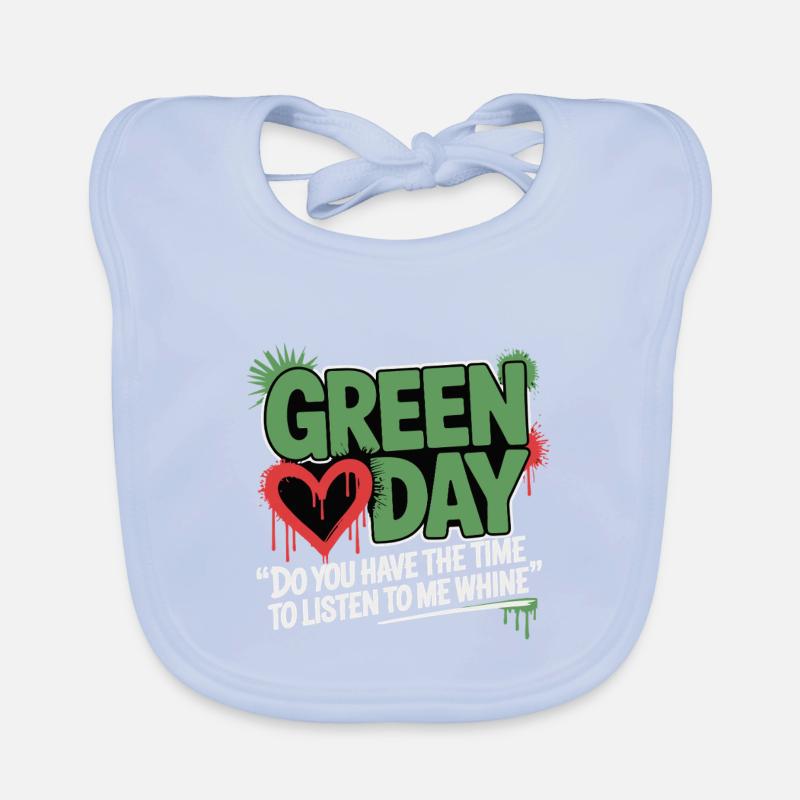 Emerald Heart Splash Tee Baby Bio-Lätzchen