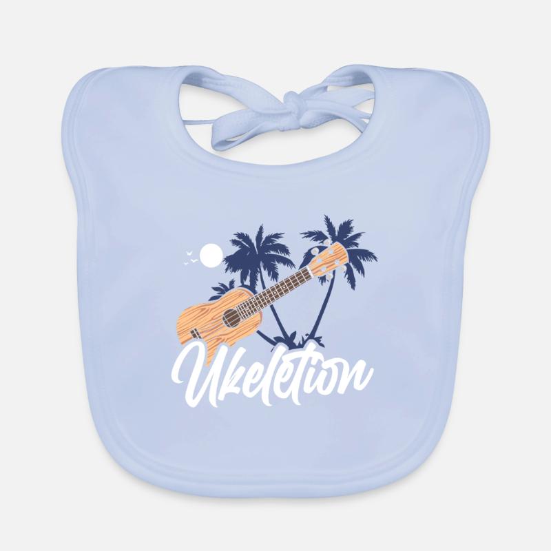 Hawaiian Ukulele Uke Ukelution Baby Bio-Lätzchen