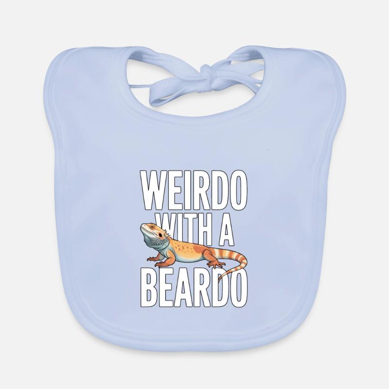 Weirdo mit Bartkind Baby Bio-Lätzchen