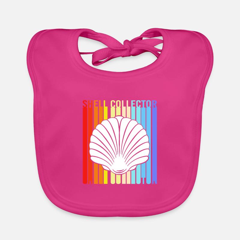 Shell Shell Collector Organic Baby Bibs