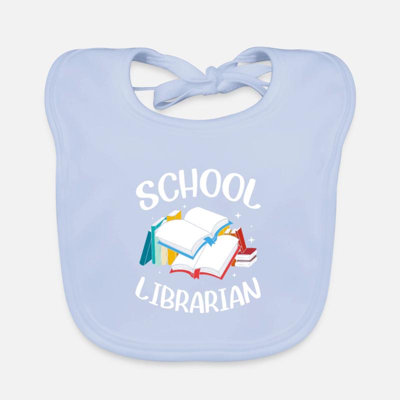Reading Library Bookworm Organic Baby Bibs