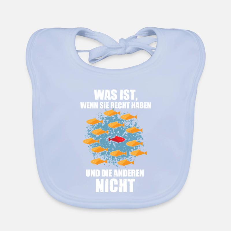 Sei anders Fische Gegen den strom Baby Bio-Lätzchen