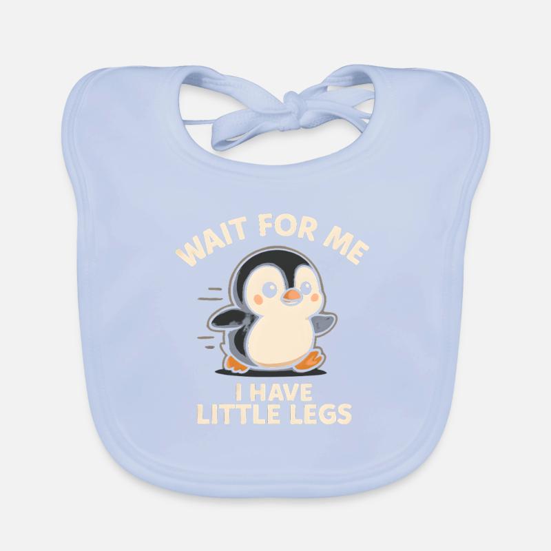 Pinguin Spruch Humor Meme Lustig Geschenkidee Baby Bio-Lätzchen