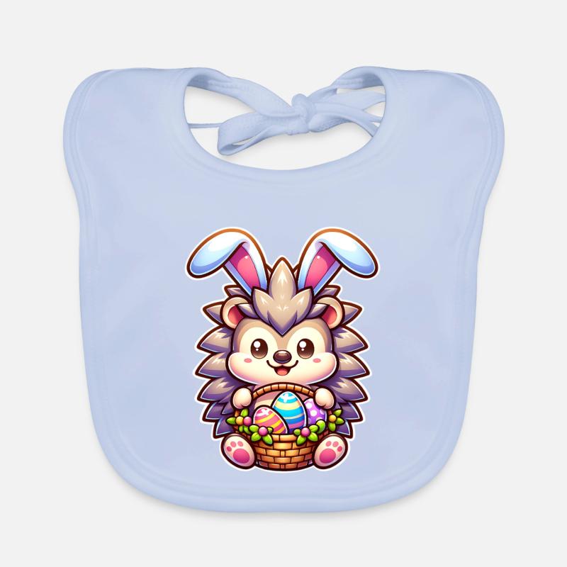 Hérisson de Pâques Bavoir bio Bébé