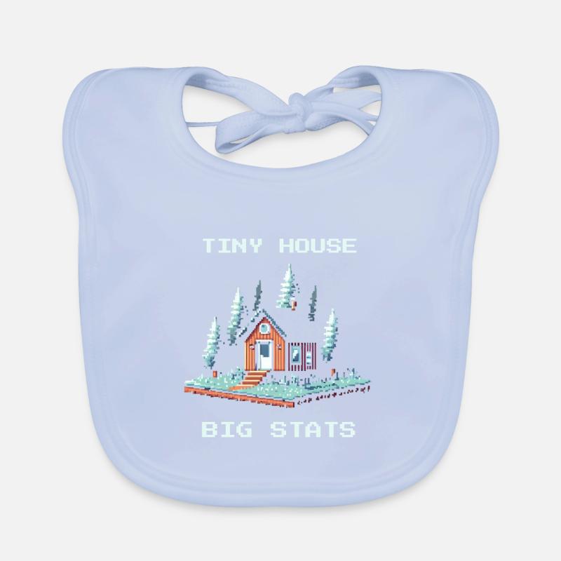 Tiny House, große Werte | Minimalismus Baby Bio-Lätzchen