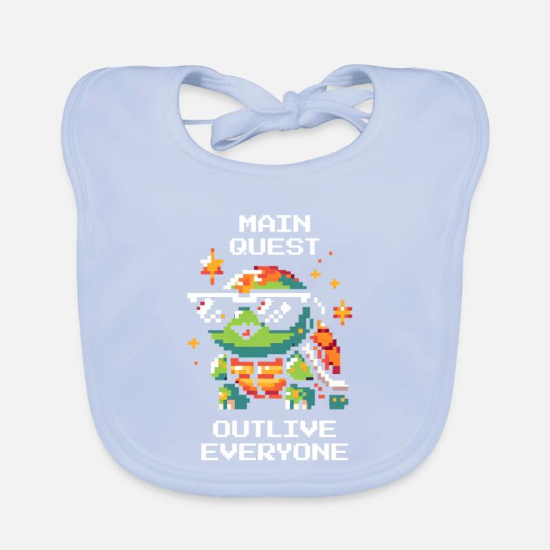 Main Quest: Live Longer | Turtle Organic Baby Bibs