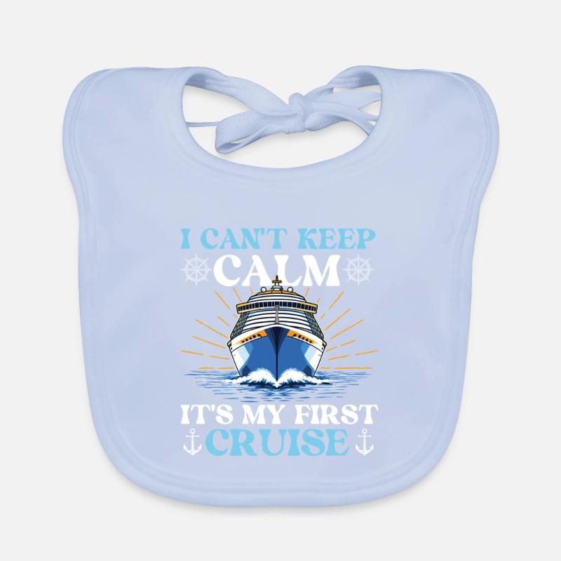 Première croisière 2026 Retro Calm Tenue impossible Bavoir bio Bébé