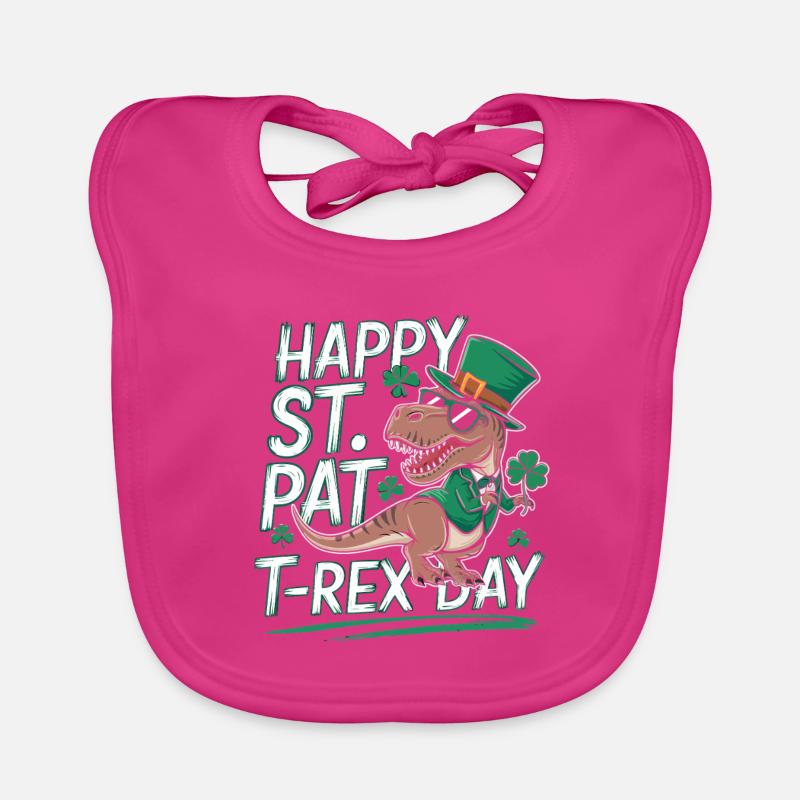 Chapeau de T-Rex de Saint-Patrick Bavoir bio Bébé