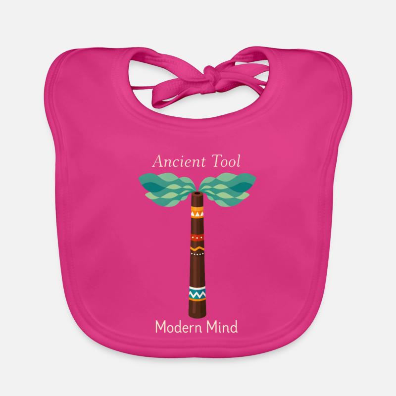 Old tool, modern spirit | Didgeridoo Organic Baby Bibs