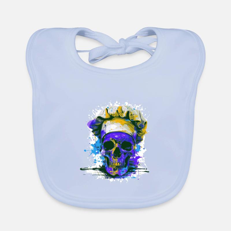 Chef Skull Organic Baby Bibs
