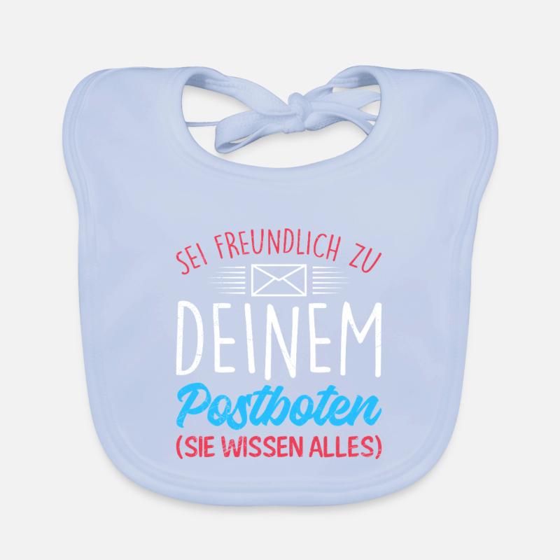 Postman BE KIND TO YOUR POSTMAN Organic Baby Bibs