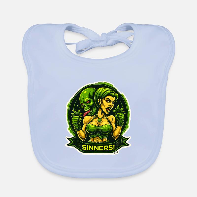 Sinners! Dämonin im Grünen Baby Bio-Lätzchen