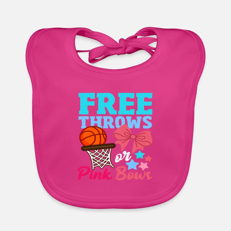 Freiwürfe Oder Schleifen Basketball Baby Bio-Lätzchen