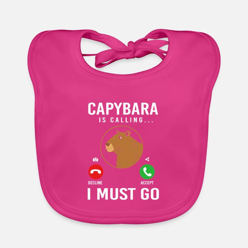 Capybara Capibara Baby Bio-Lätzchen