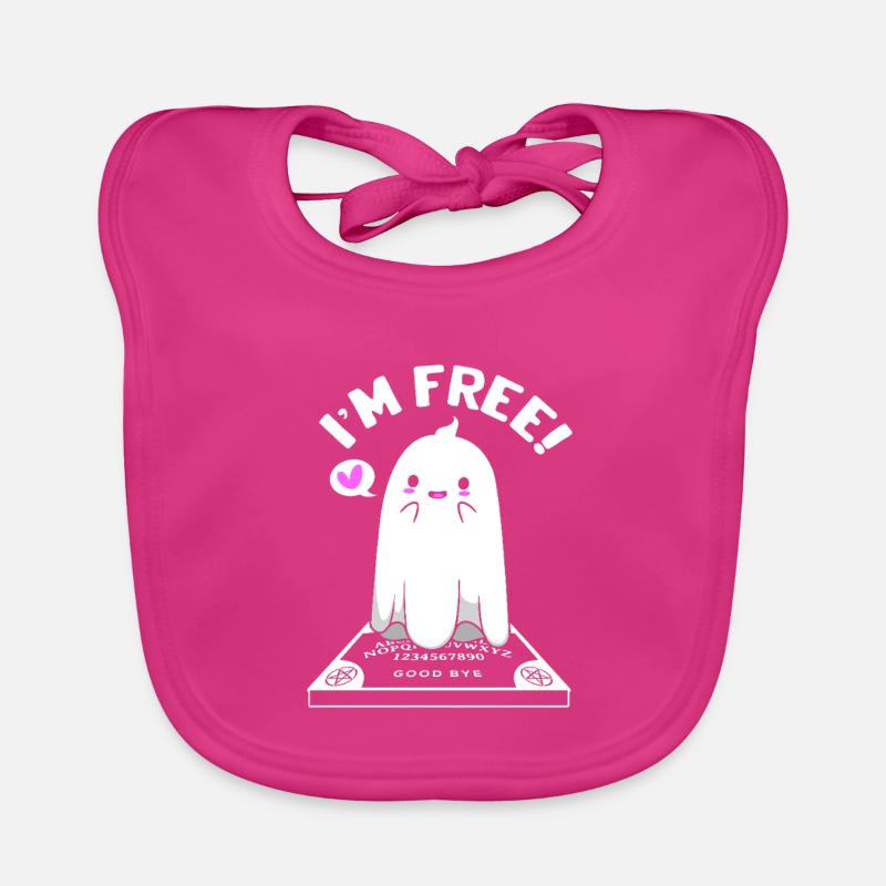 Paranormal Ghost Ghost Hour Ghost Ghost Organic Baby Bibs