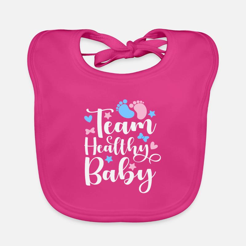 Team Gesundes Baby Junge Oder Mädchen Baby Bio-Lätzchen