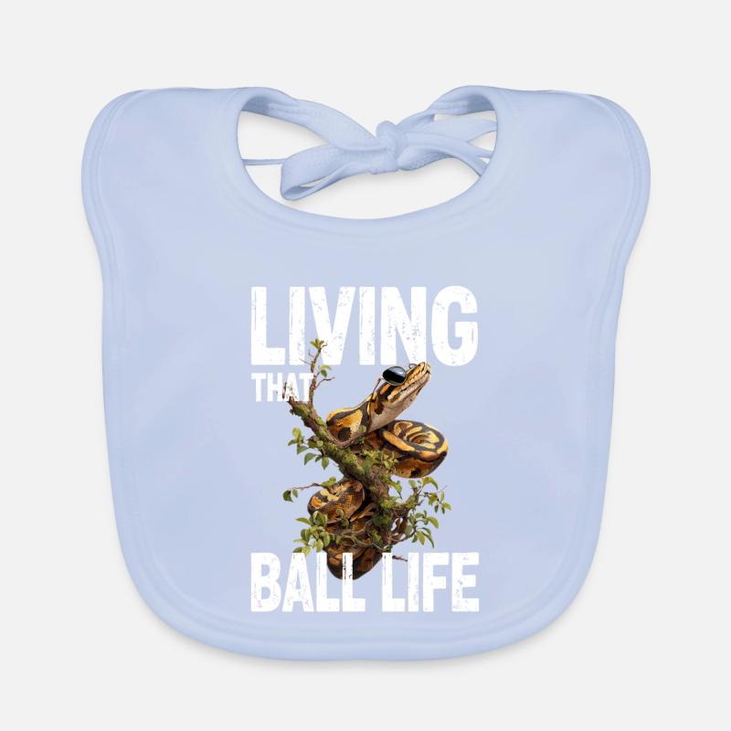 King Python Snakes Lover Terrarium Python Organic Baby Bibs