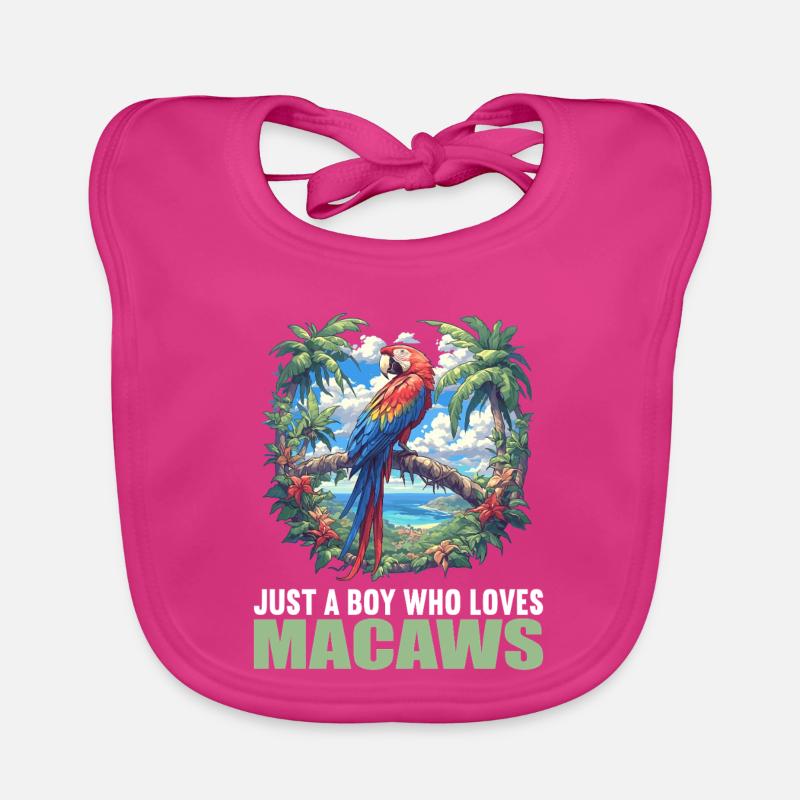 Macaw's Era Organic Baby Bibs